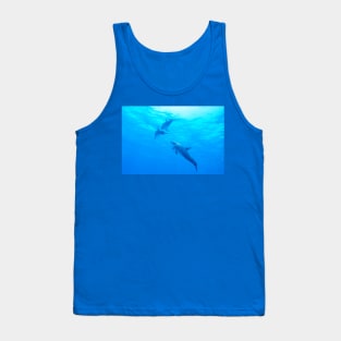 Dolphins swimming underwater Tank Top